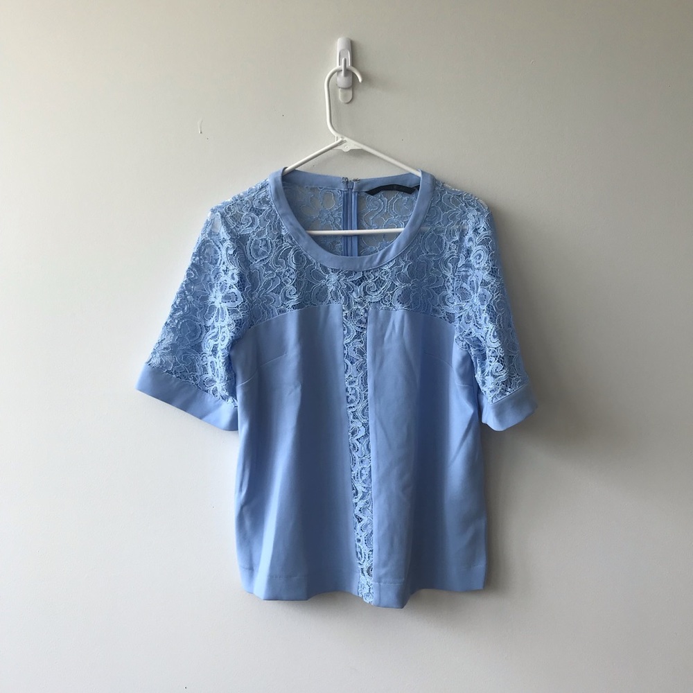Cut out lace blouse